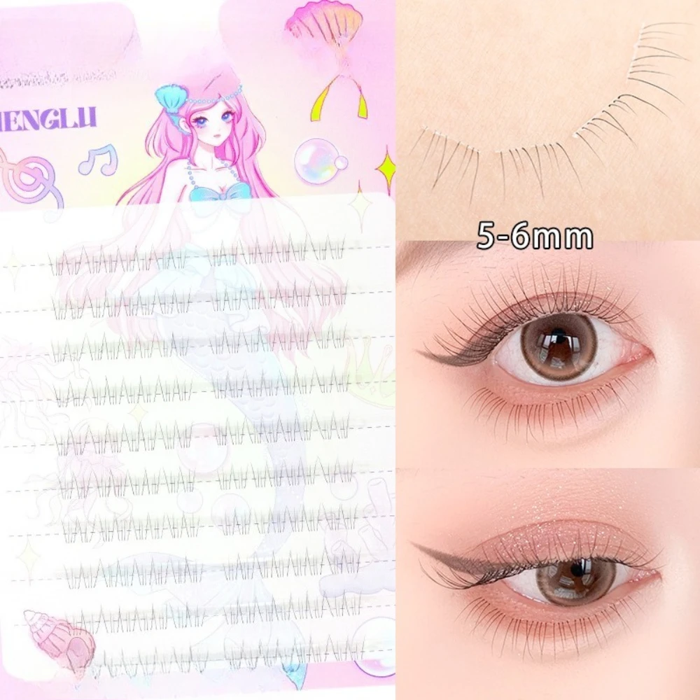 80 Clusters Air Lower Eyelashes Single Cluster Natural Fairy Segmented Under Lashes for Korean Idol Sweet Cute Eye Makeup
80 Clusters Air Lower Eyelashes Single Cluster Natural Fairy Segmented Under Lashes for Korean Idol Sweet Cute Eye Makeup
