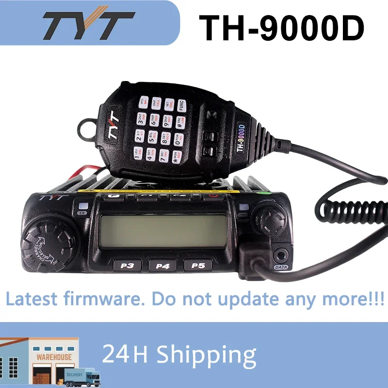 TYT TH-9000D Plus Pro Tri-Band Mobile Radio | 60W High Power VHF/UHF Extended Range | Commercial Vehicle Transceiver Station
TYT TH-9000D Plus Pro Tri-Band Mobile Radio | 60W High Power VHF/UHF Extended Range | Commercial Vehicle Transceiver Station
