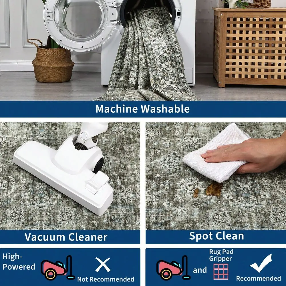 Style Rug Large Size Washable Area Rug Low Pile NonSlip For Bedroom Living Room Dining Room Office Laundry Room
Style Rug Large Size Washable Area Rug Low Pile NonSlip For Bedroom Living Room Dining Room Office Laundry Room