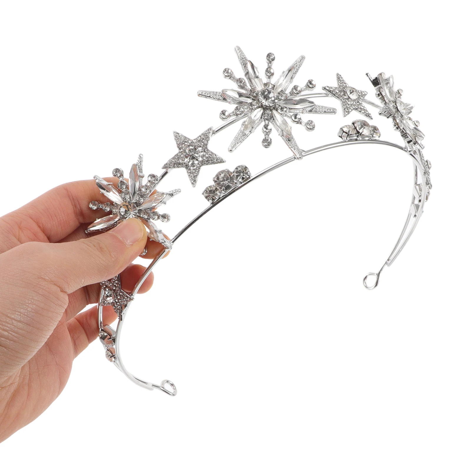 Star Crown Bridal Headwear Headband Dress up Glitter Bands for Flower Bouquet Accessories Bride
Star Crown Bridal Headwear Headband Dress up Glitter Bands for Flower Bouquet Accessories Bride