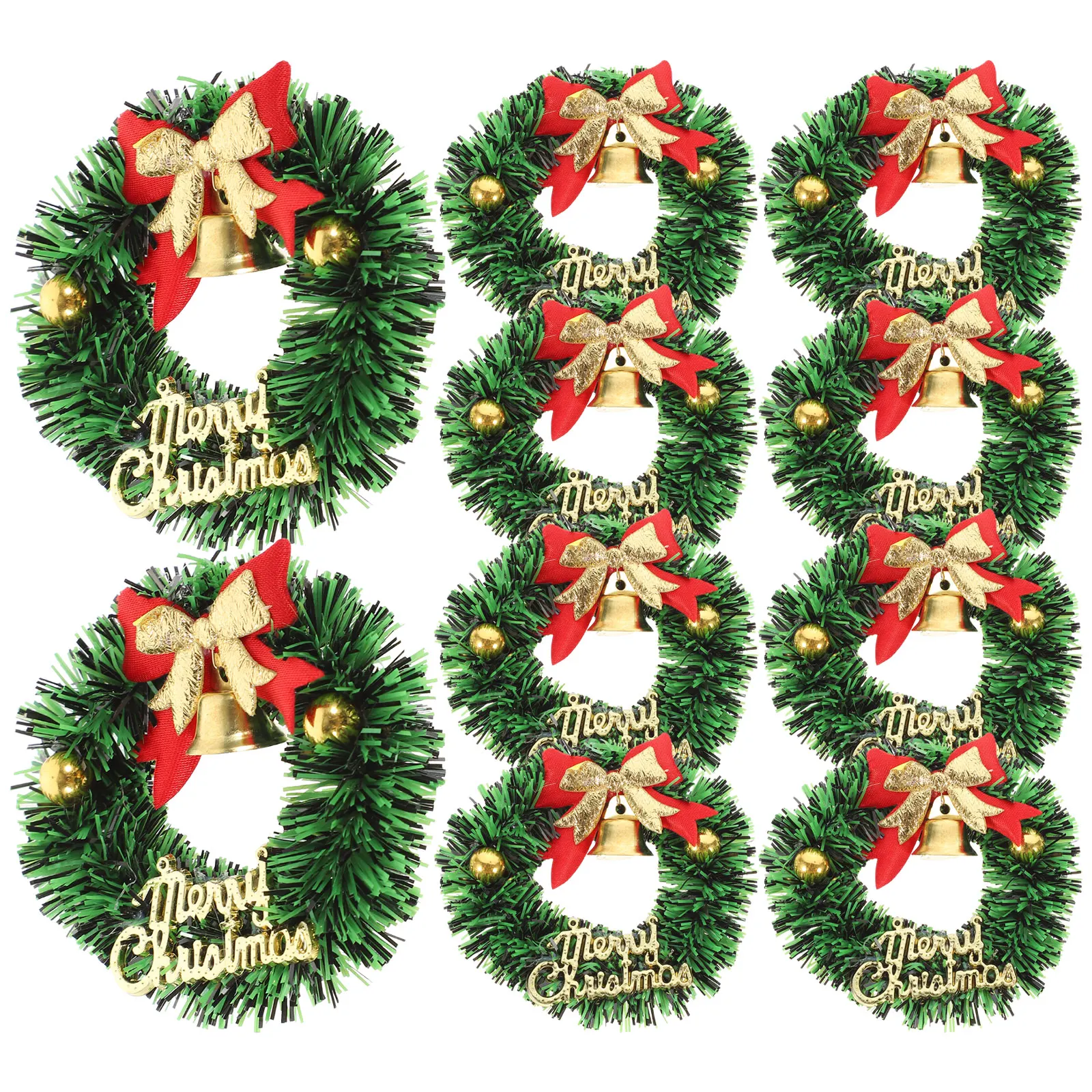 10pcs Mini Christmas Wreath Tree Decoration Miniature Garland Cute Tiny Cloth Plastic Holiday Party DIY Craft Gift Box
10pcs Mini Christmas Wreath Tree Decoration Miniature Garland Cute Tiny Cloth Plastic Holiday Party DIY Craft Gift Box