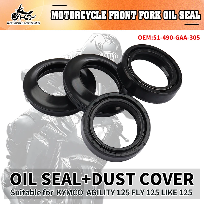 SJ 51-490-GAA-305 Front Shock Absorber Dust Oil Seal For Kymco AGILITY 125 FLY125 LIKE125 Motorcycle Acccessories Oil Dust Wiper
SJ 51-490-GAA-305 Front Shock Absorber Dust Oil Seal For Kymco AGILITY 125 FLY125 LIKE125 Motorcycle Acccessories Oil Dust Wiper