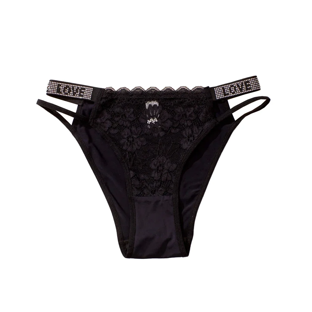 Womens Mid-waist Sexy Panties Fashion Hot Diamond Lace Hollow Panties Skin Friendly Soft Sexy Erotic Linger G Strings Female
Womens Mid-waist Sexy Panties Fashion Hot Diamond Lace Hollow Panties Skin Friendly Soft Sexy Erotic Linger G Strings Female