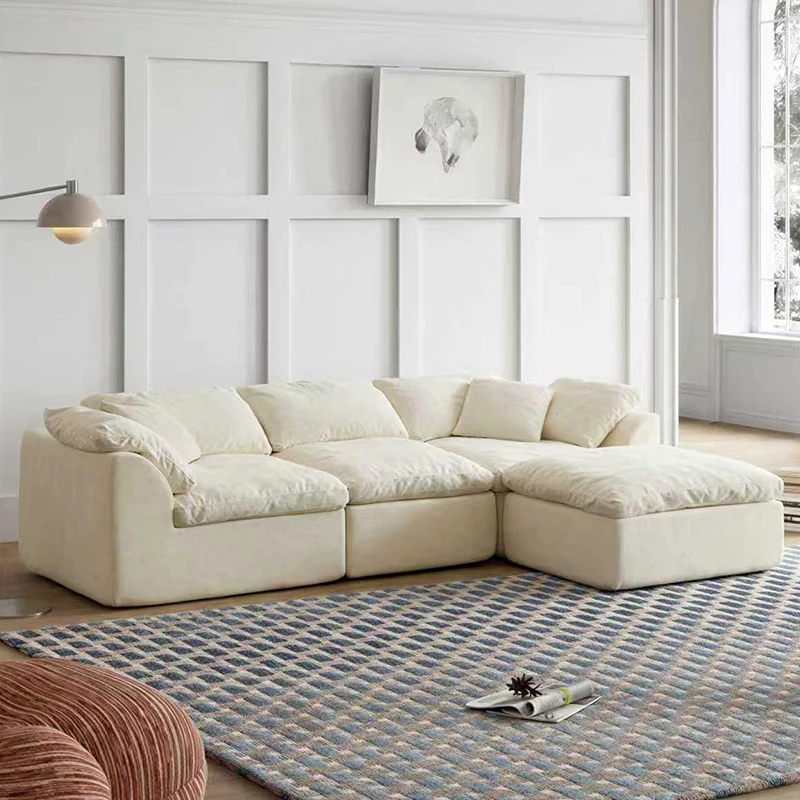 # Cloud Couches Modern Cream Style Fabric Compressed Three-seater Compression Sofa Soft
# Cloud Couches Modern Cream Style Fabric Compressed Three-seater Compression Sofa Soft