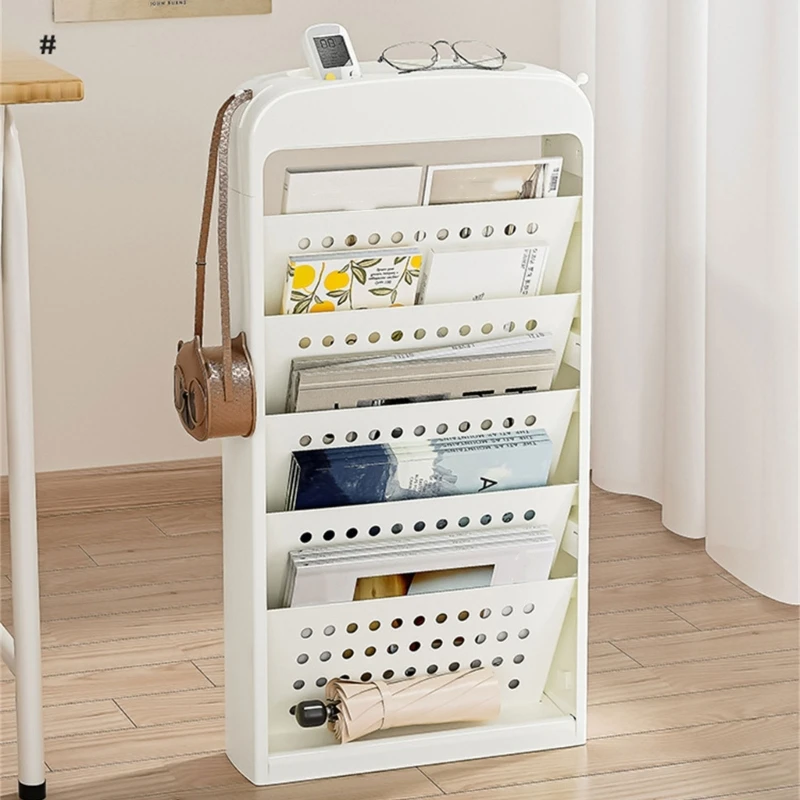 Multipurpose Rolling Cart with Multiple Shelves Large Capacity Book and Magazine Organizers for Home or School Use Dropshipping
Multipurpose Rolling Cart with Multiple Shelves Large Capacity Book and Magazine Organizers for Home or School Use Dropshipping