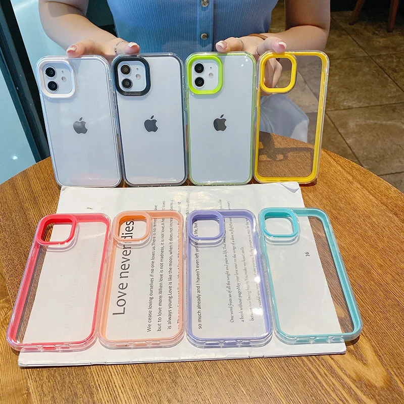 Transparent 3 IN 1 Candy Color Phone Case For iPhone 17 Pro Max 16 15 11 13 14 Plus 12 XS XR Soft Shockproof Clear Cover
Transparent 3 IN 1 Candy Color Phone Case For iPhone 17 Pro Max 16 15 11 13 14 Plus 12 XS XR Soft Shockproof Clear Cover