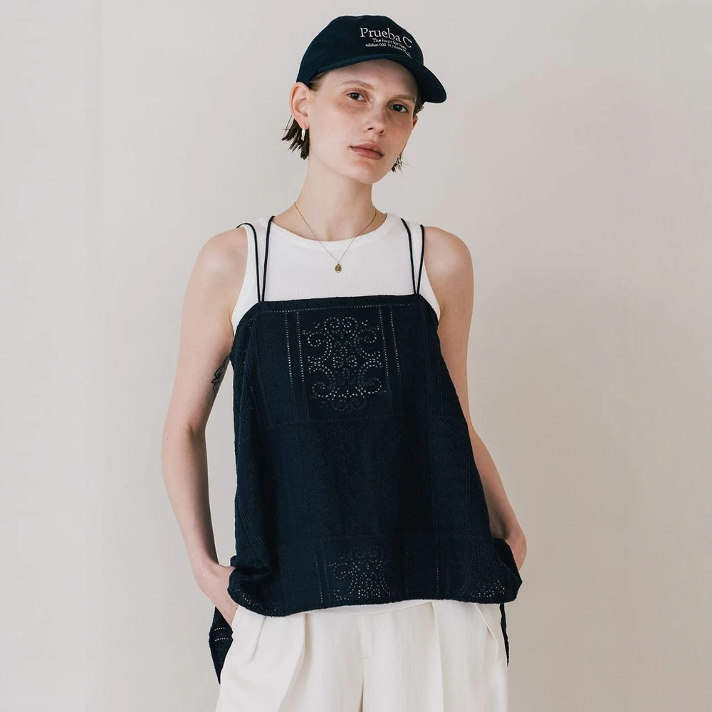 Torowee Star Home 25 New Heavy Embroidery Strap Top Women's Loose Fit Polyester Fiber Tube Neline Svel UV Protection
Torowee Star Home 25 New Heavy Embroidery Strap Top Women's Loose Fit Polyester Fiber Tube Neline Svel UV Protection