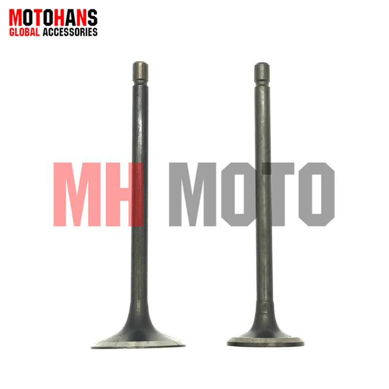 INTAKE AND EXHAUST VALVES FOR CG150 162FMJ XL125 ZX150L KB150 FORZA150 DT150 DELIVERY/ CLASICARC150 DM150 SPORT DM150 FT150TS
INTAKE AND EXHAUST VALVES FOR CG150 162FMJ XL125 ZX150L KB150 FORZA150 DT150 DELIVERY/ CLASICARC150 DM150 SPORT DM150 FT150TS