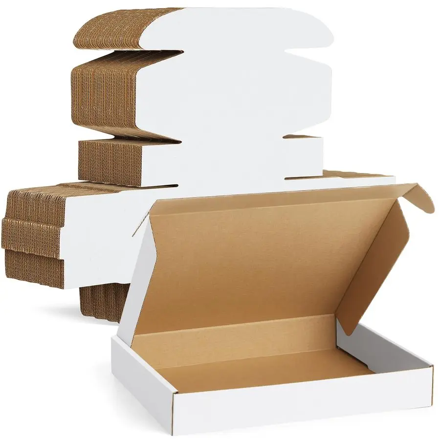 30 Pack 13x10x2 Inch Small Shipping Boxes White Corrugated Cardboard Boxes Mailer for Small Business, Mailing Boxes for Packagin
30 Pack 13x10x2 Inch Small Shipping Boxes White Corrugated Cardboard Boxes Mailer for Small Business, Mailing Boxes for Packagin