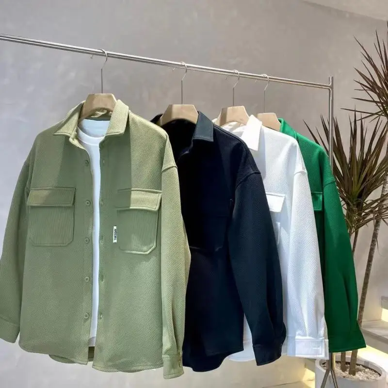 Autumn Winter Large Size 300 Pou Long Sve Jaet Sle Men's irt Loose Collar Workwear Casual Breathable Outerwear
Autumn Winter Large Size 300 Pou Long Sve Jaet Sle Men's irt Loose Collar Workwear Casual Breathable Outerwear