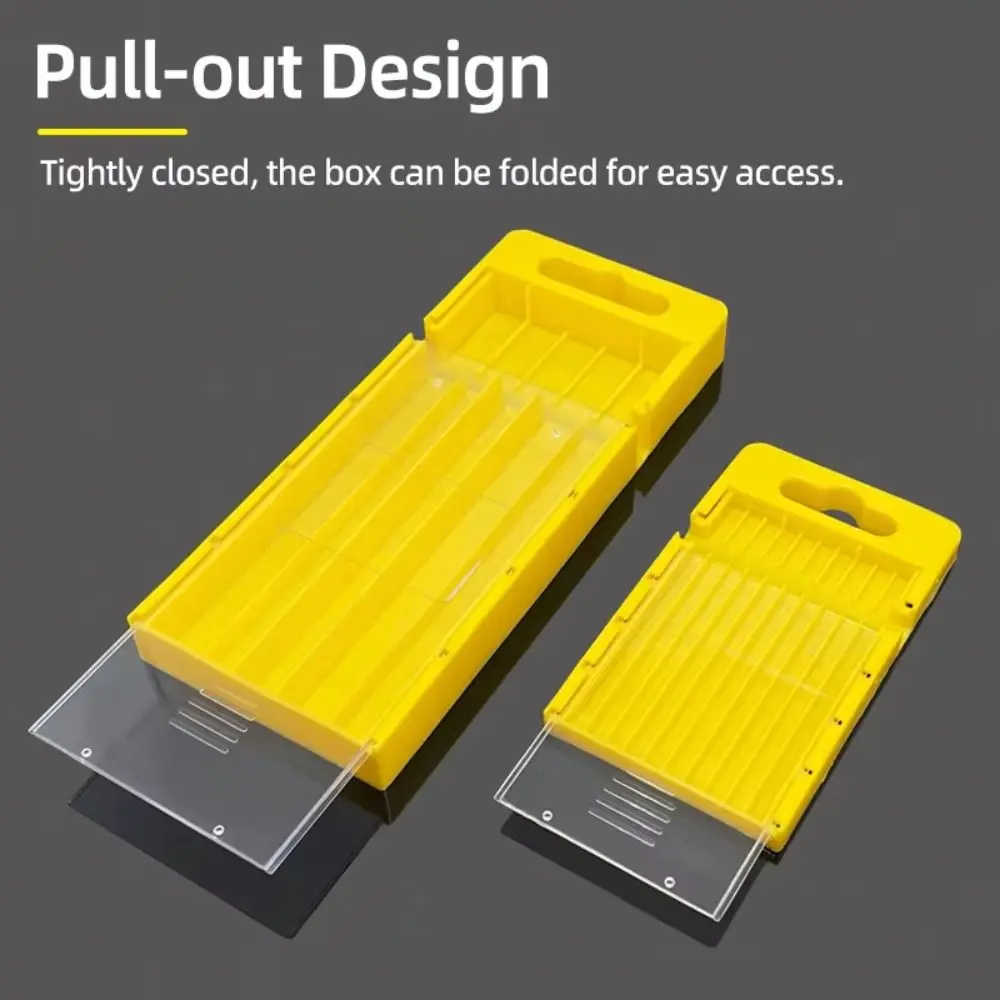 1Pcs Plastic Drill Bits Storage Box 5/10 Grids Multi-gauge Tool Parts Storage Case Pull-out Hardware Tool Box
1Pcs Plastic Drill Bits Storage Box 5/10 Grids Multi-gauge Tool Parts Storage Case Pull-out Hardware Tool Box