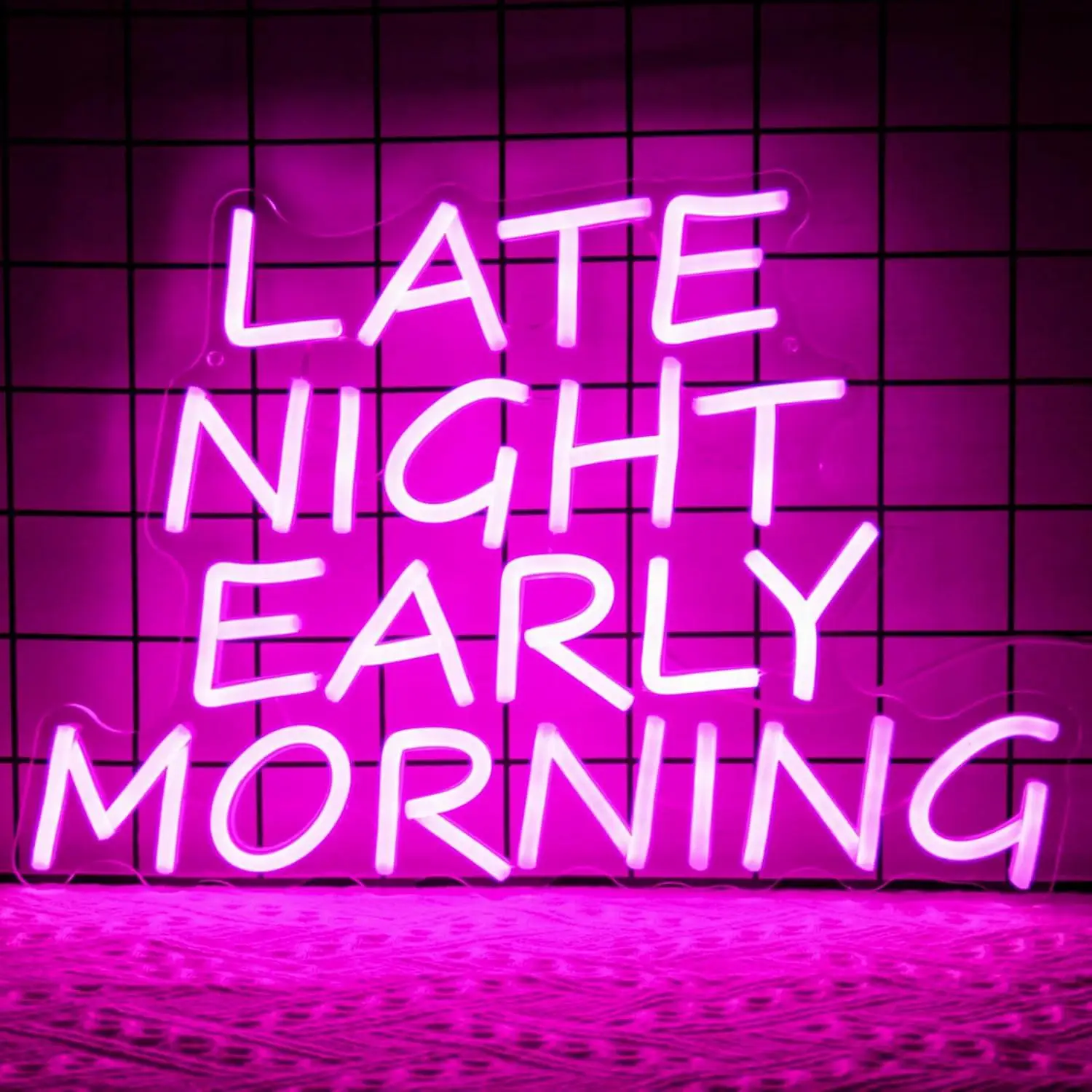Late Night Early Morning Neon Signs Beer USB Dimmable LED Neon Lights for Bedroom Bar Party Hotel Club Party Man Cave Decor
Late Night Early Morning Neon Signs Beer USB Dimmable LED Neon Lights for Bedroom Bar Party Hotel Club Party Man Cave Decor