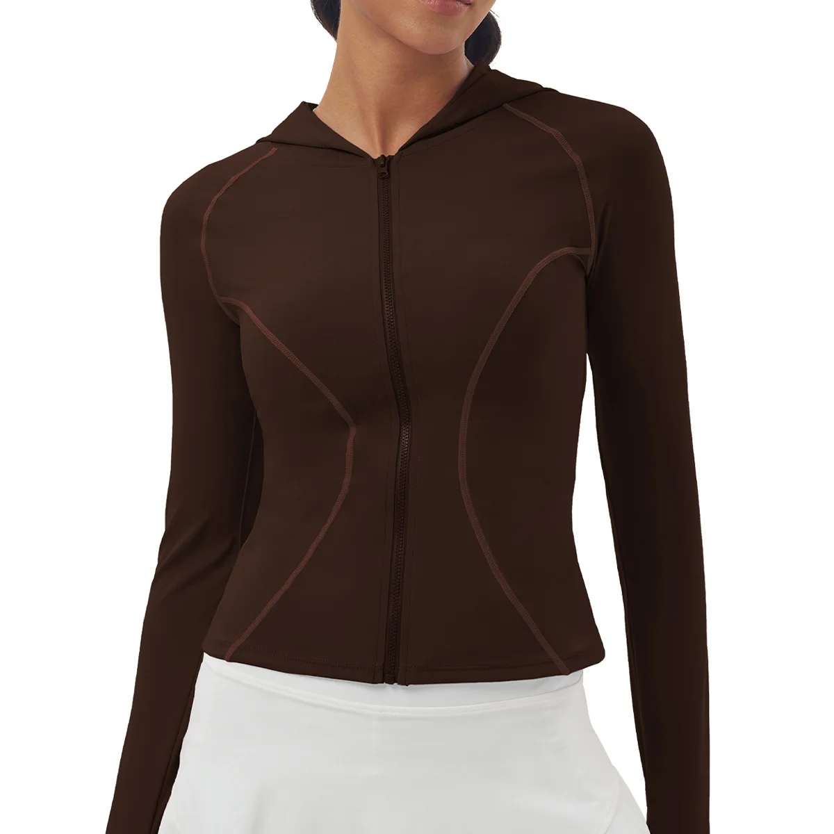 Mermaid Curve Fall/Winter Slim-fit Slimming Yoga Jacket Long-sleeved Hooded Jacket Zipper Fitness Jacket Sports Casual Jacket
Mermaid Curve Fall/Winter Slim-fit Slimming Yoga Jacket Long-sleeved Hooded Jacket Zipper Fitness Jacket Sports Casual Jacket