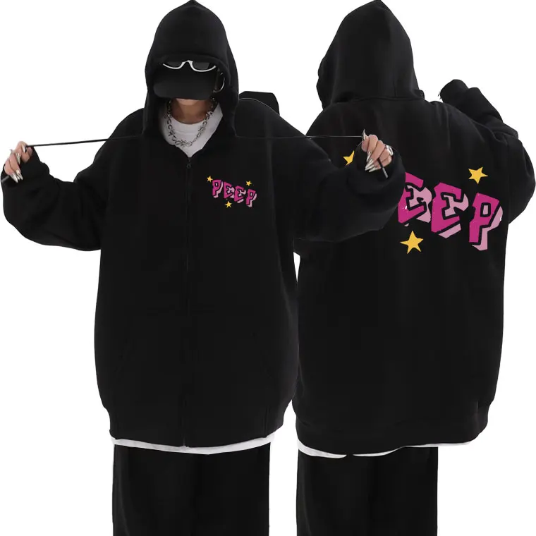 Rapper Lil Peep Crybaby Graphic Zipper Hoodie Male Hip Hop Oversized Sweatshirts Casual Streetwear Unisex Vintage Zip Up Jacket
Rapper Lil Peep Crybaby Graphic Zipper Hoodie Male Hip Hop Oversized Sweatshirts Casual Streetwear Unisex Vintage Zip Up Jacket