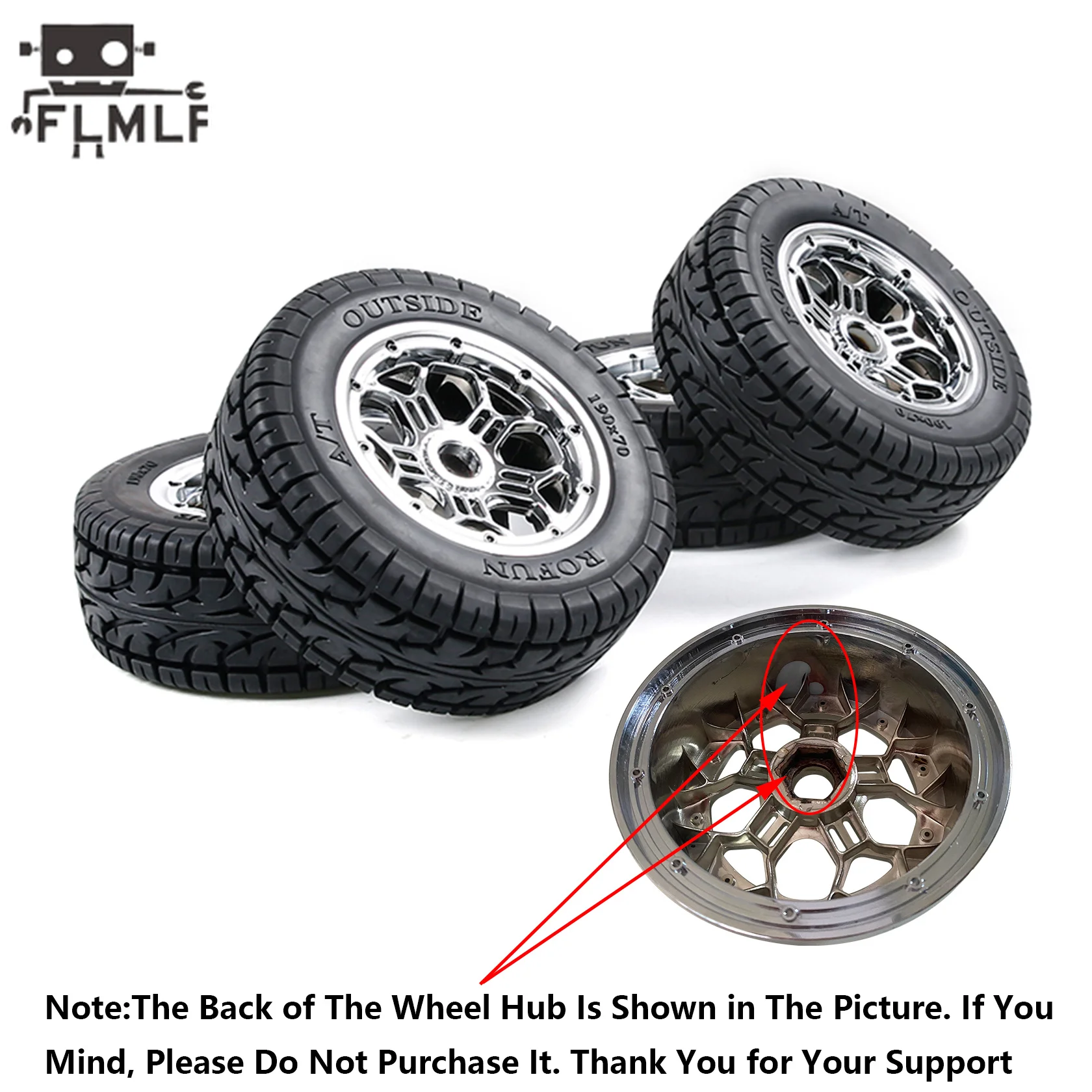 All-terrain Tire or Chrome Plastic Wheel Hub or Inner Foam 2pc for 1/5 Losi 5ive-t Rovan LT King Motor X2 QL DTT FID TRUCK PARTS
All-terrain Tire or Chrome Plastic Wheel Hub or Inner Foam 2pc for 1/5 Losi 5ive-t Rovan LT King Motor X2 QL DTT FID TRUCK PARTS