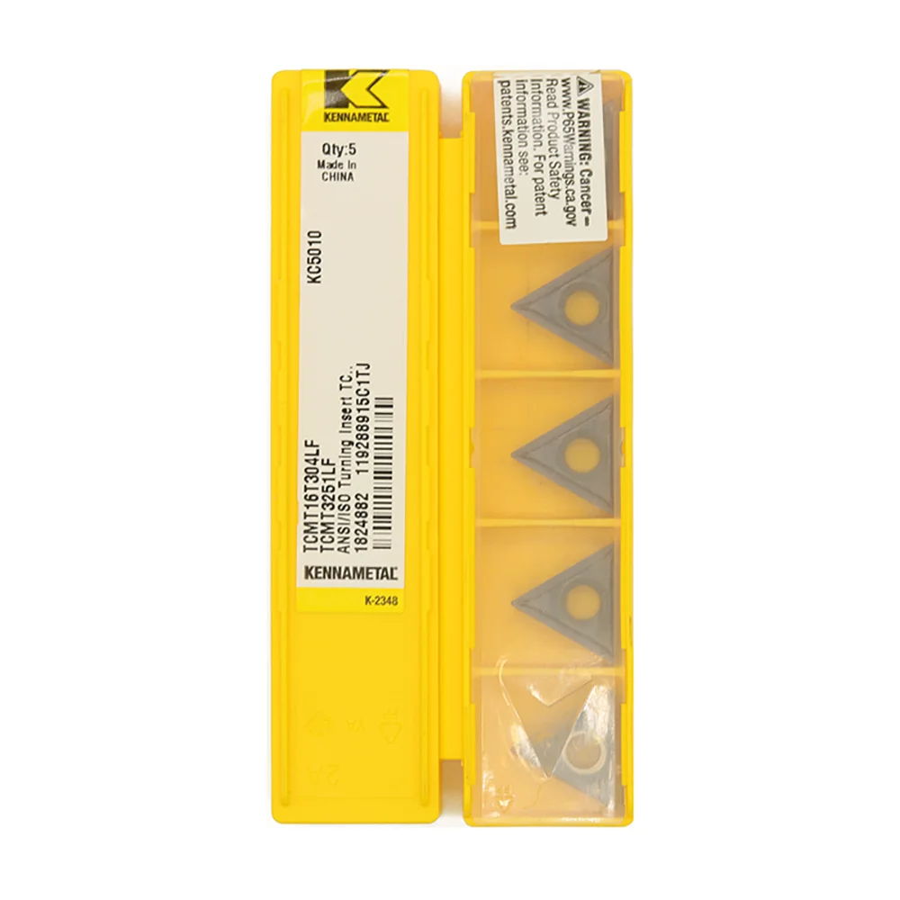Kennametal Original TCMT TCMT16T304LF KC5010 TCMT110202LF KC5010 TCMT110204LF KC5010 Токарная вставка
Kennametal Original TCMT TCMT16T304LF KC5010 TCMT110202LF KC5010 TCMT110204LF KC5010 Токарная вставка