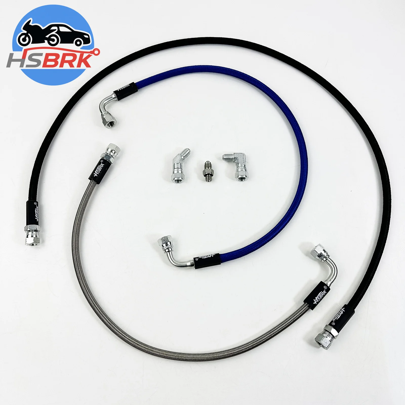 High Temp Resistant Blue/Black/Silver AN6 PTFE Fuel Hose 30-500CM 9/16 Inch Straight+90° End Stainless Braided Oil Line
High Temp Resistant Blue/Black/Silver AN6 PTFE Fuel Hose 30-500CM 9/16 Inch Straight+90° End Stainless Braided Oil Line