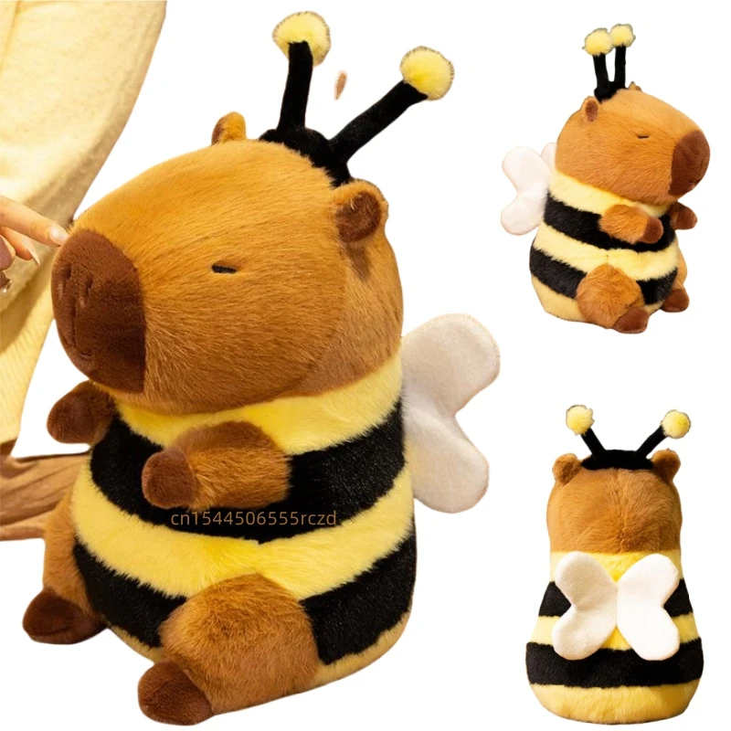 23/33cm Fun Cartoon Bee Capybara Plush Doll Pillow Kawaii Costume Bee Animal Stuffed Toy Home Decoration Gift For Children
23/33cm Fun Cartoon Bee Capybara Plush Doll Pillow Kawaii Costume Bee Animal Stuffed Toy Home Decoration Gift For Children