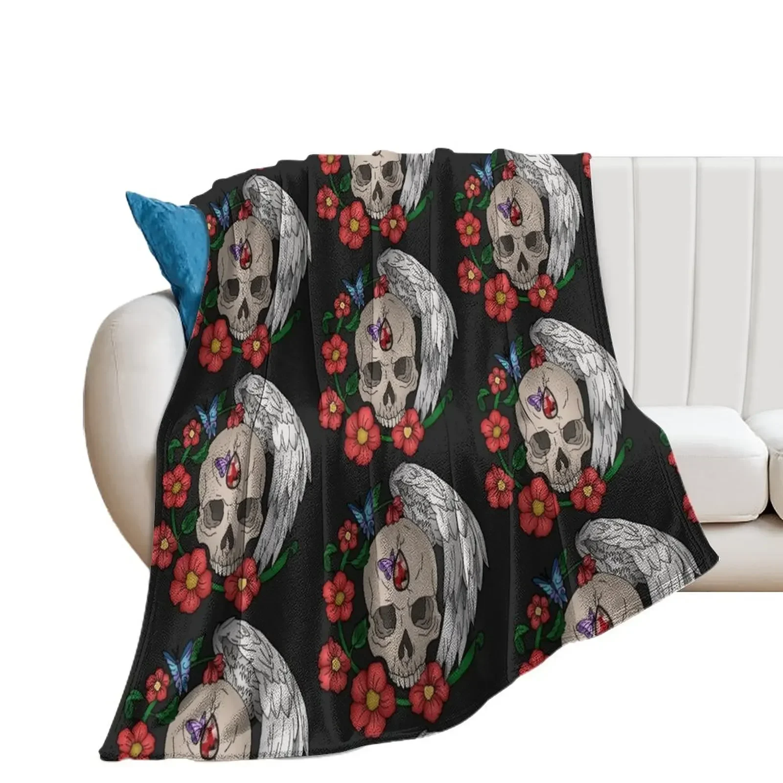 Skull & Wings Throw Blanket cosplay anime Warm Retros Blankets For Baby Blankets
Skull & Wings Throw Blanket cosplay anime Warm Retros Blankets For Baby Blankets