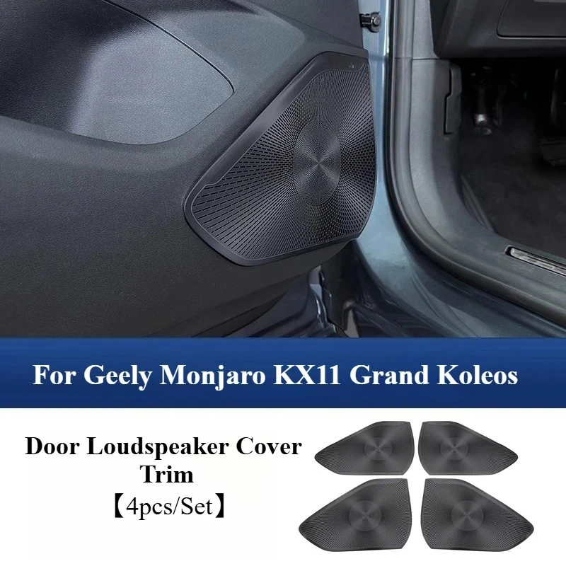 Для Geely Monjaro KX11 Grand Koleos 2024 2025 автомобильный четырехдверный аудиодинамик, звуковая крышка, накладка из нержавеющей стали, крышки дверных громкоговорителей
Для Geely Monjaro KX11 Grand Koleos 2024 2025 автомобильный четырехдверный аудиодинамик, звуковая крышка, накладка из нержавеющей стали, крышки дверных громкоговорителей