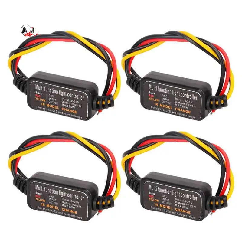 A10E-4Pcs 16 Modes Adjustable LED Brake Light Flasher Strobe Controller Universal For Car Motorcycle Replacement
A10E-4Pcs 16 Modes Adjustable LED Brake Light Flasher Strobe Controller Universal For Car Motorcycle Replacement