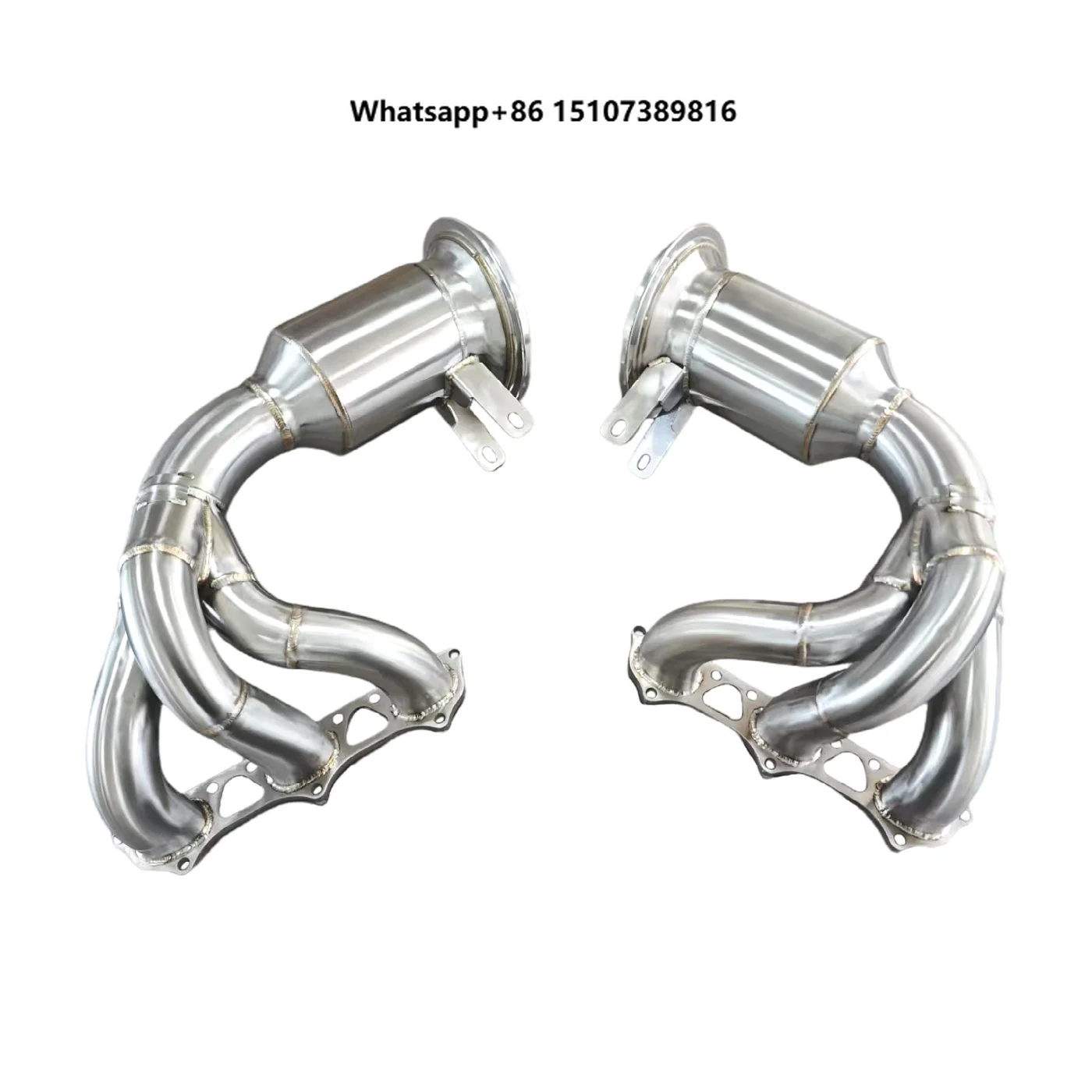 Stainless Steel Racing Downpipe for 911 992 GT3 GT3RS 4.0L Exhaust Header
Stainless Steel Racing Downpipe for 911 992 GT3 GT3RS 4.0L Exhaust Header