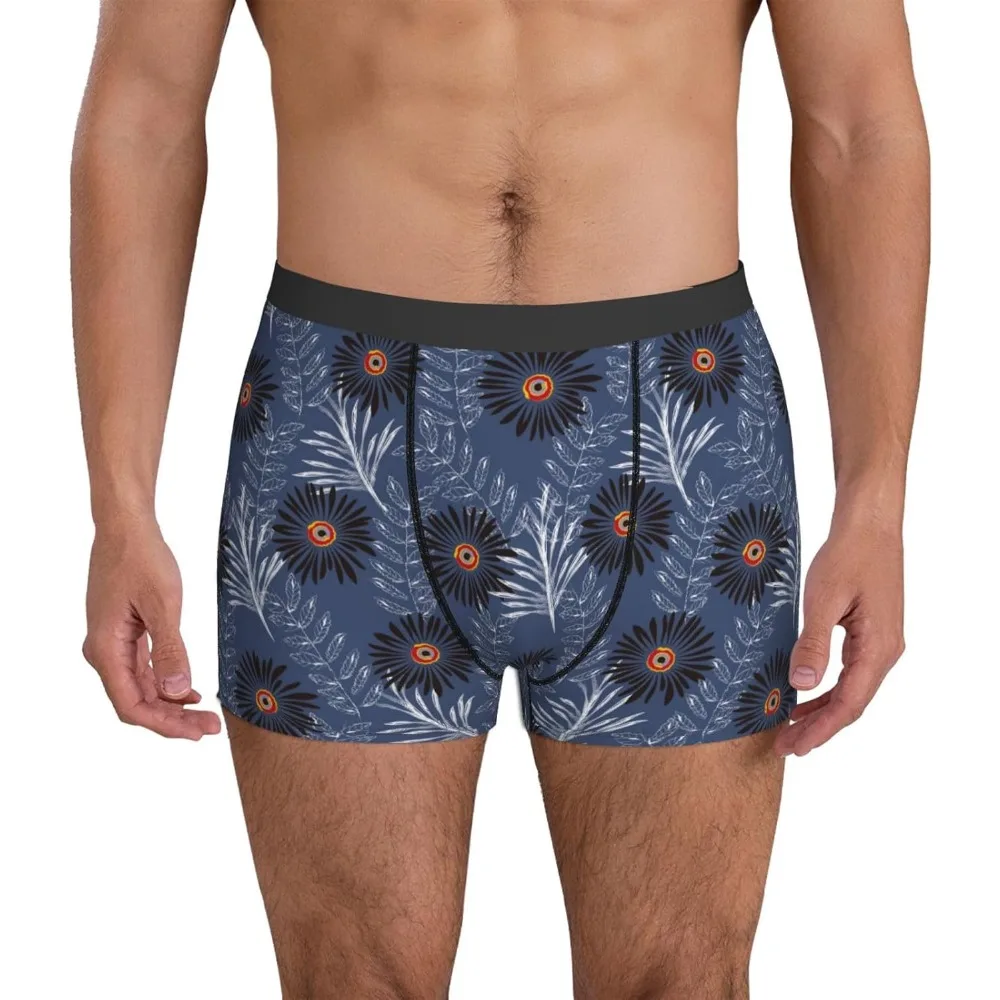 Mens Underwear - Shorts For Men, Sunflowers Retro Black Boxer Briefs For Men Pack, Mens Boxer Briefs
Mens Underwear - Shorts For Men, Sunflowers Retro Black Boxer Briefs For Men Pack, Mens Boxer Briefs