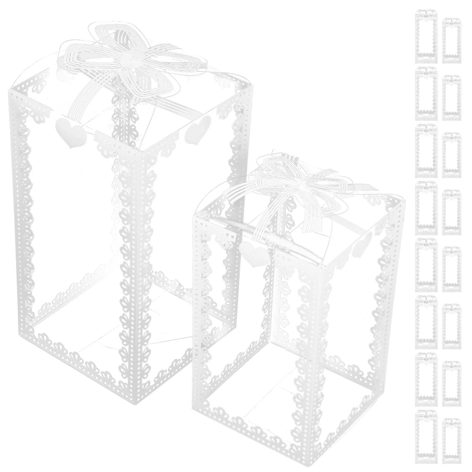 20Pcs Transparent Gift Box Small Clear Candy Container for Baked Goods Snacks Wedding Favors Compact Treat Packaging
20Pcs Transparent Gift Box Small Clear Candy Container for Baked Goods Snacks Wedding Favors Compact Treat Packaging