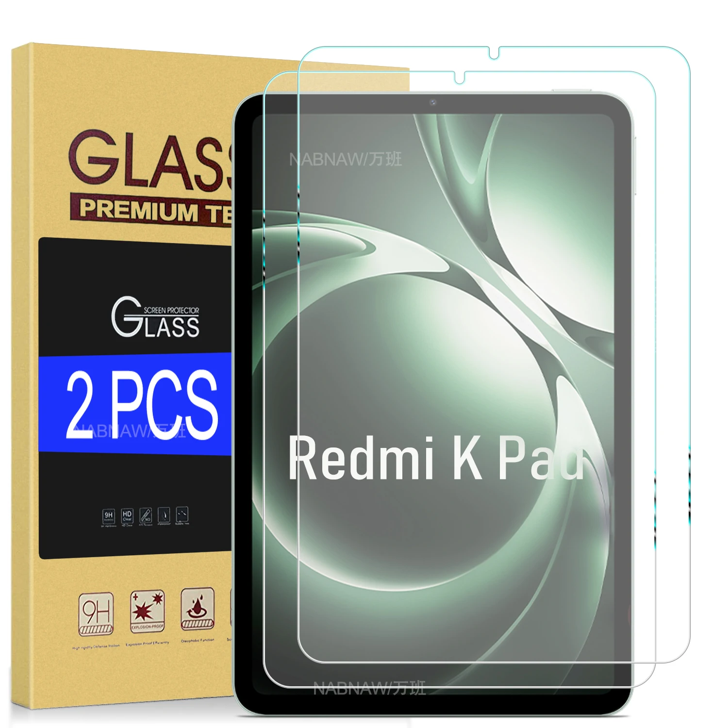 For Redmi K Pad Full HD Tempered Glass Screen Protector On Xiaomi Redmi K Pad 8.8 Anti Scratch 9H Film 2-Pack 
For Redmi K Pad Full HD Tempered Glass Screen Protector On Xiaomi Redmi K Pad 8.8 Anti Scratch 9H Film 2-Pack
