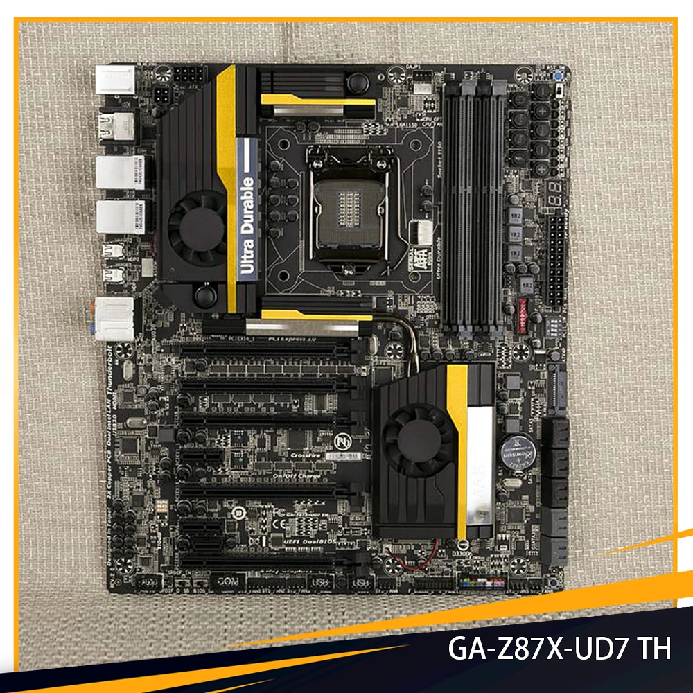 GA-Z87X-UD7 TH For Gigabyte LGA 1150 Z87 32GB PCI-E 3.0 DDR3 E-ATX Desktop Motherboard
GA-Z87X-UD7 TH For Gigabyte LGA 1150 Z87 32GB PCI-E 3.0 DDR3 E-ATX Desktop Motherboard