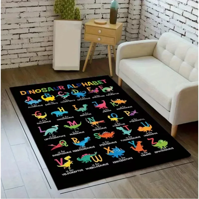 VIKAMA Dinosaur Pattern Plush Rug, Non-slip Soft Floor Carpet, Kids Play Mat For Bedroom Living Room Home Decor
VIKAMA Dinosaur Pattern Plush Rug, Non-slip Soft Floor Carpet, Kids Play Mat For Bedroom Living Room Home Decor