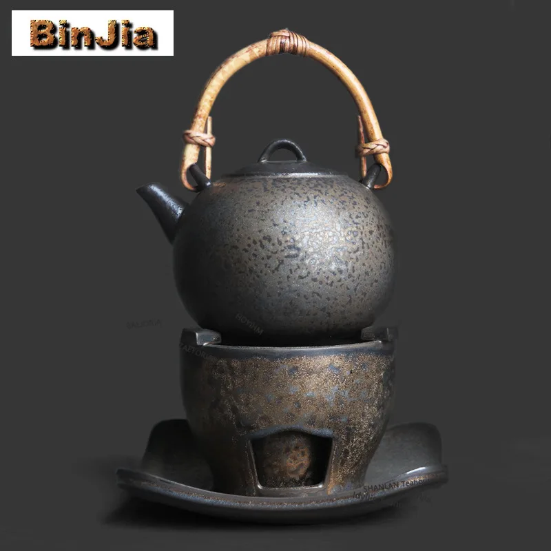 Kiln Fambe Black Gold Tea Warmer Holder Candle Heater Stove Kettle Stand Boiling Water Carbon Furnace Cha Supplies Decoration
Kiln Fambe Black Gold Tea Warmer Holder Candle Heater Stove Kettle Stand Boiling Water Carbon Furnace Cha Supplies Decoration