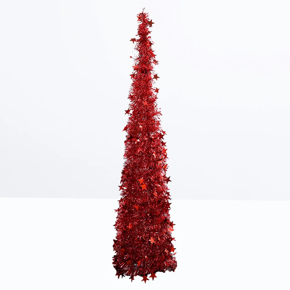 120cm Foldable Telescopic Pet Plastic Christmas Tree Bright Decoration Christmas Party Decor Reusable
120cm Foldable Telescopic Pet Plastic Christmas Tree Bright Decoration Christmas Party Decor Reusable