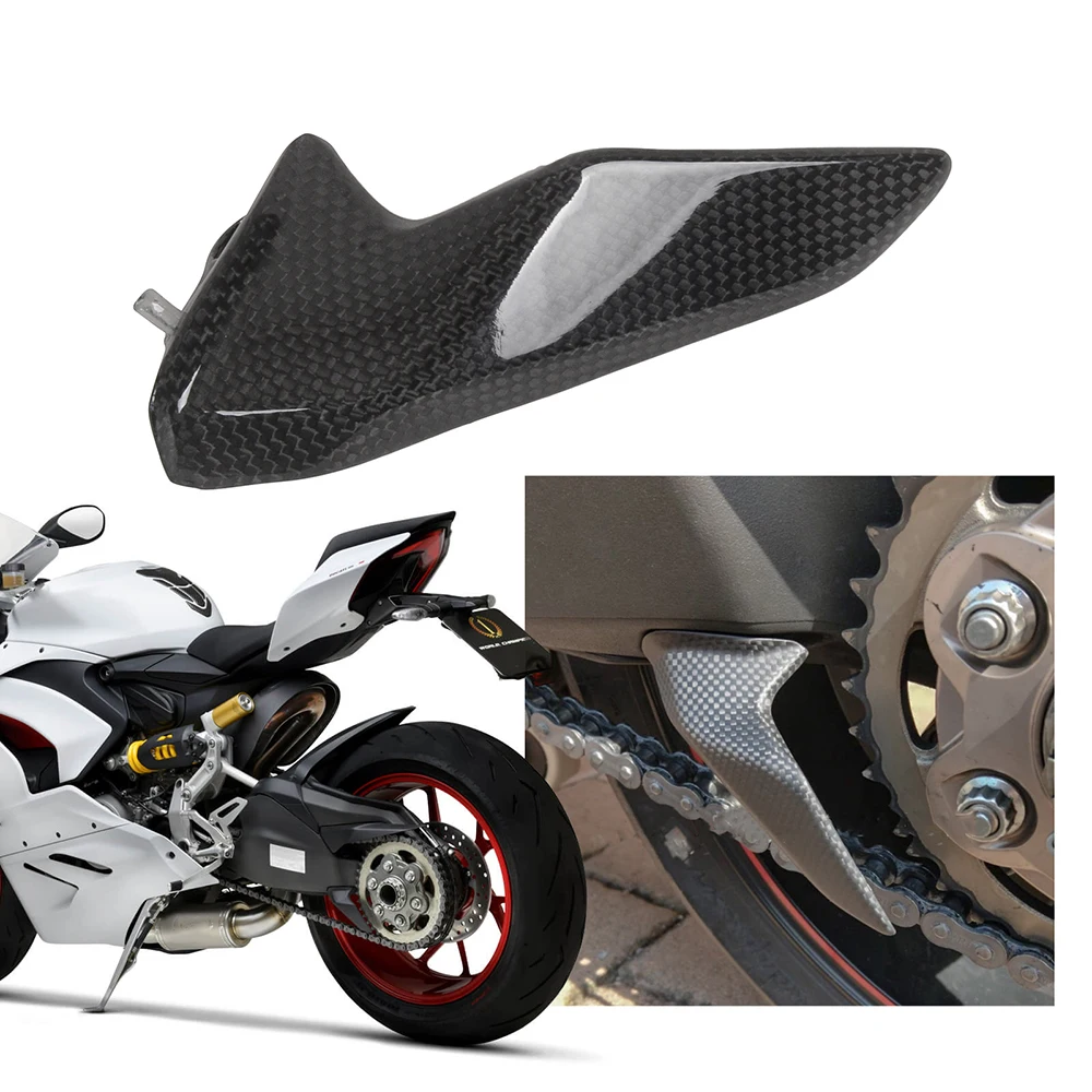 100% Carbon Fiber Chain Guard MOTO4U Motorcycle Accessories Gloss Chain Protection Cover Panel For Ducati Panigale V2 2020-2021
100% Carbon Fiber Chain Guard MOTO4U Motorcycle Accessories Gloss Chain Protection Cover Panel For Ducati Panigale V2 2020-2021
