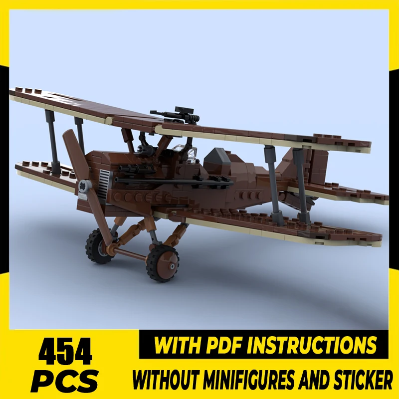 Moc Building Blocks WW1 Fighter Royal Aircraft British S.E.5a Model DIY Assembly Construction Military Toy Holiday Birthday Gift
Moc Building Blocks WW1 Fighter Royal Aircraft British S.E.5a Model DIY Assembly Construction Military Toy Holiday Birthday Gift