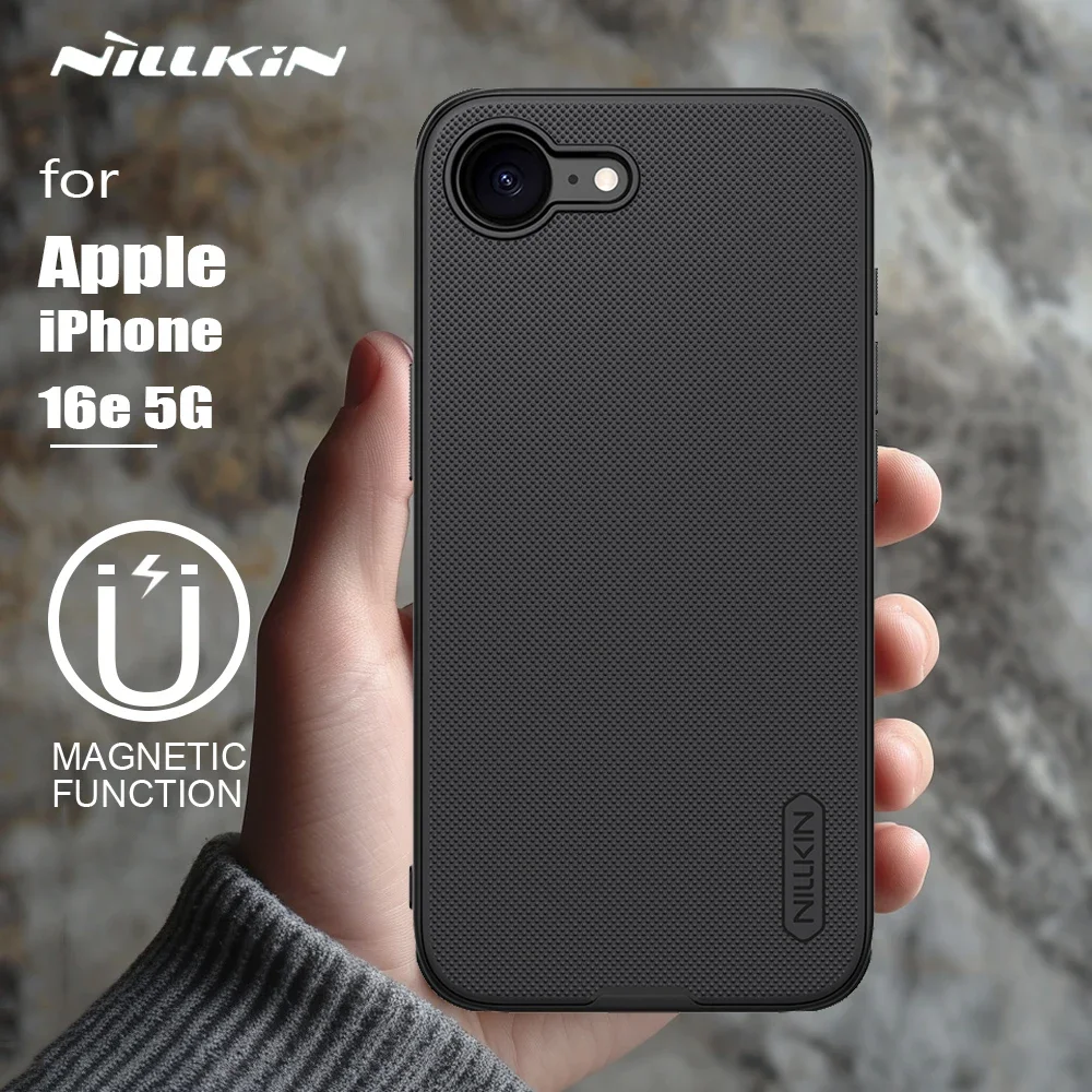 for iPhone 16e Nillkin Case Magnetic Frosted Pro Adapt Magsafe Matte full 360 soft frame Back Cover
for iPhone 16e Nillkin Case Magnetic Frosted Pro Adapt Magsafe Matte full 360 soft frame Back Cover