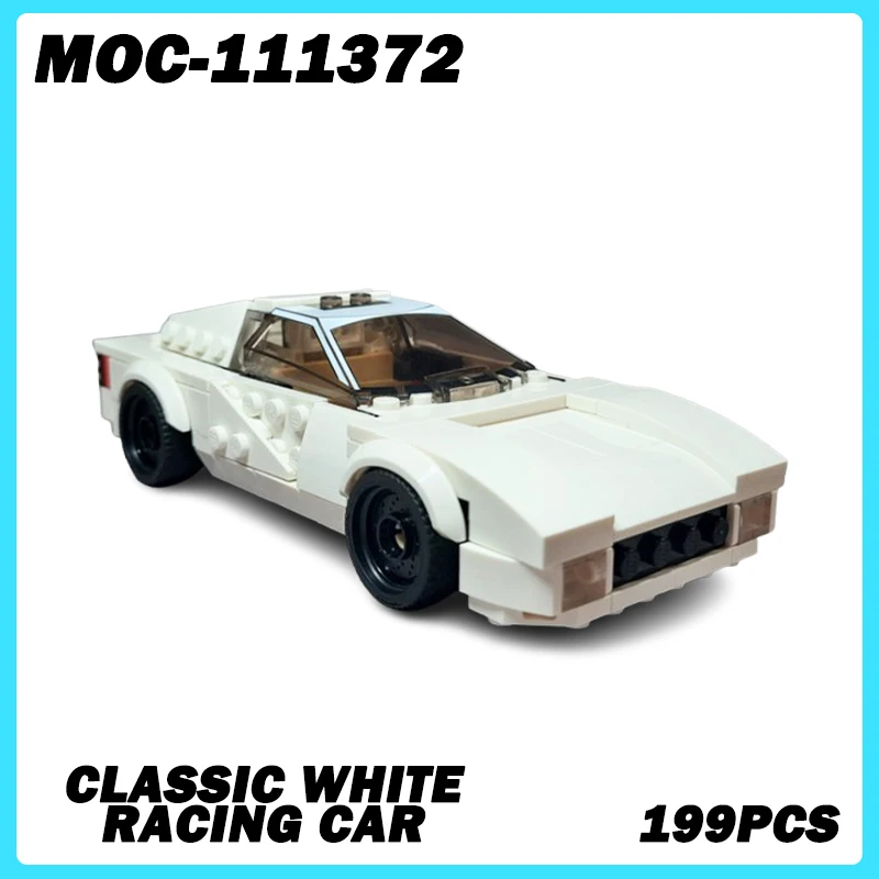 MOC- 111372 Избранная гоночная серия, классический белый гоночный автомобиль, креативные строительные блоки для хобби, сделай сам, частицы, рождественский подарок для мальчика, 199 шт.
MOC- 111372 Избранная гоночная серия, классический белый гоночный автомобиль, креативные строительные блоки для хобби, сделай сам, частицы, рождественский подарок для мальчика, 199 шт.