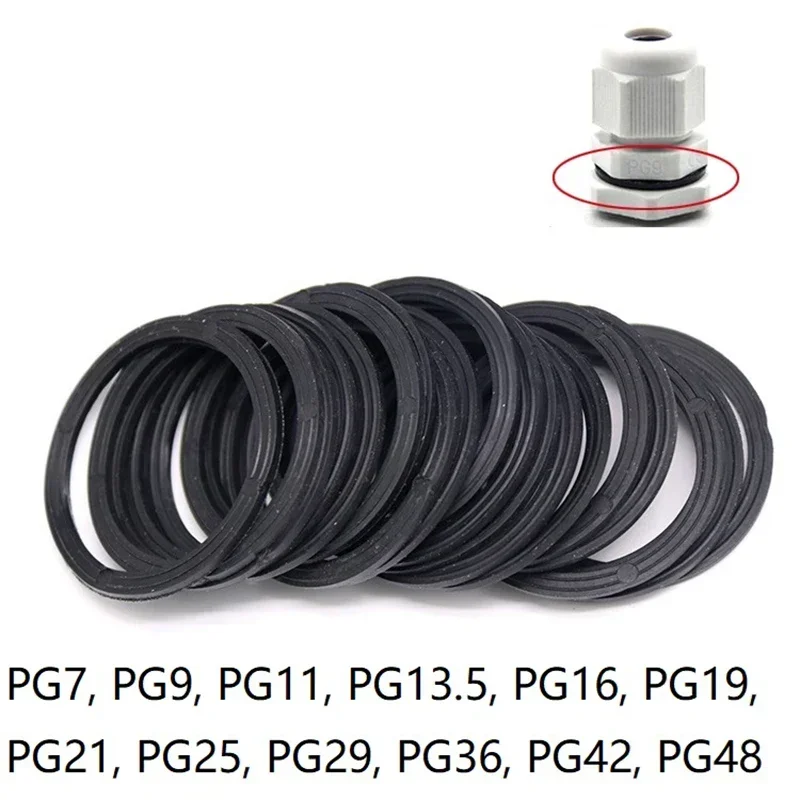 20pcs PG7~PG48 Rubber Gasket Waterproof O Ring Washer Insulated Round Shape Seal for Nylon Plastic Cable Gland Connector Black
20pcs PG7~PG48 Rubber Gasket Waterproof O Ring Washer Insulated Round Shape Seal for Nylon Plastic Cable Gland Connector Black