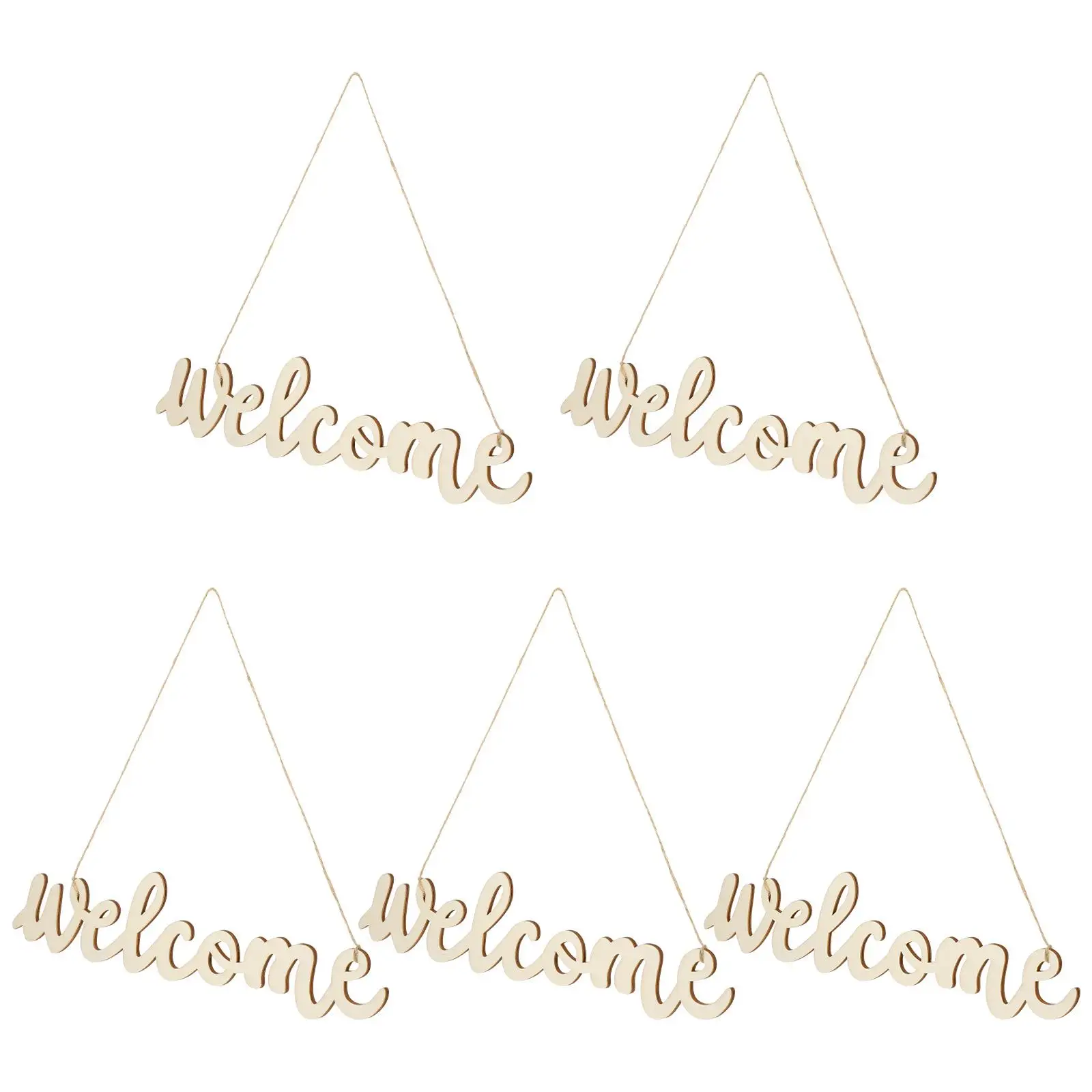 Wooden Welcome Sign Set 5 Hanging Ropes Decor Door Wall Tree Front Door Decoration Store Hotel Party
Wooden Welcome Sign Set 5 Hanging Ropes Decor Door Wall Tree Front Door Decoration Store Hotel Party