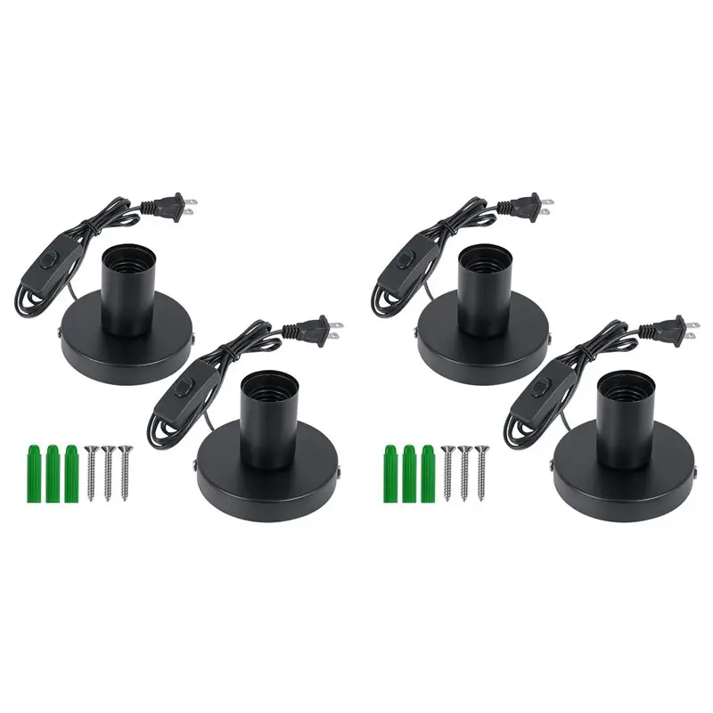 A25F-Desktop Lamp Base, Small Industrial Table Lamp Base Only, Simple E27 Screw Light Socket Bulb Holder Base 4 Pack US Plug
A25F-Desktop Lamp Base, Small Industrial Table Lamp Base Only, Simple E27 Screw Light Socket Bulb Holder Base 4 Pack US Plug