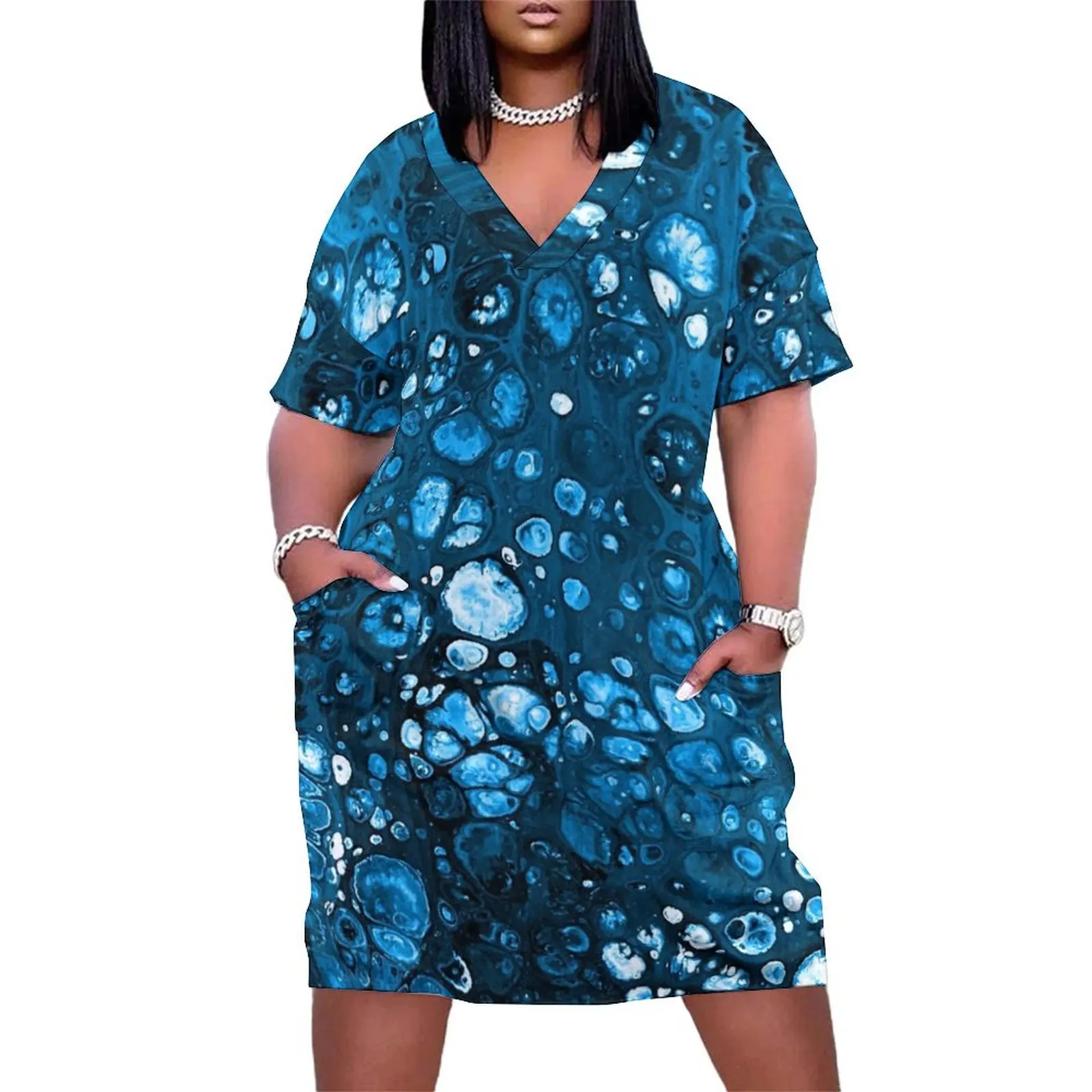 Firecracker Blue Goddess Collection - Alunni Art - Original Design by Tony Alunni Loose Pocket Dress summer dresses women 2025
Firecracker Blue Goddess Collection - Alunni Art - Original Design by Tony Alunni Loose Pocket Dress summer dresses women 2025