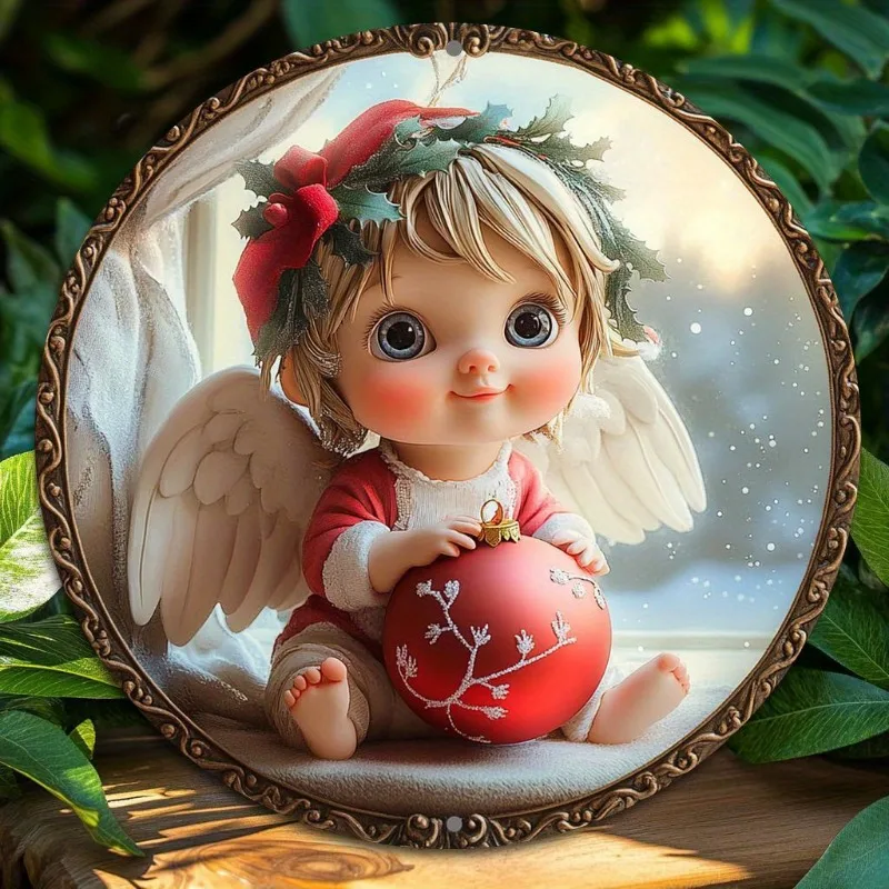 Angel Baby Themed Round Metal Aluminum Sign, Ideal for Home, Office, Coffee Shop, Party Decor, Valentine'S Day & Holiday Gift
Angel Baby Themed Round Metal Aluminum Sign, Ideal for Home, Office, Coffee Shop, Party Decor, Valentine'S Day & Holiday Gift