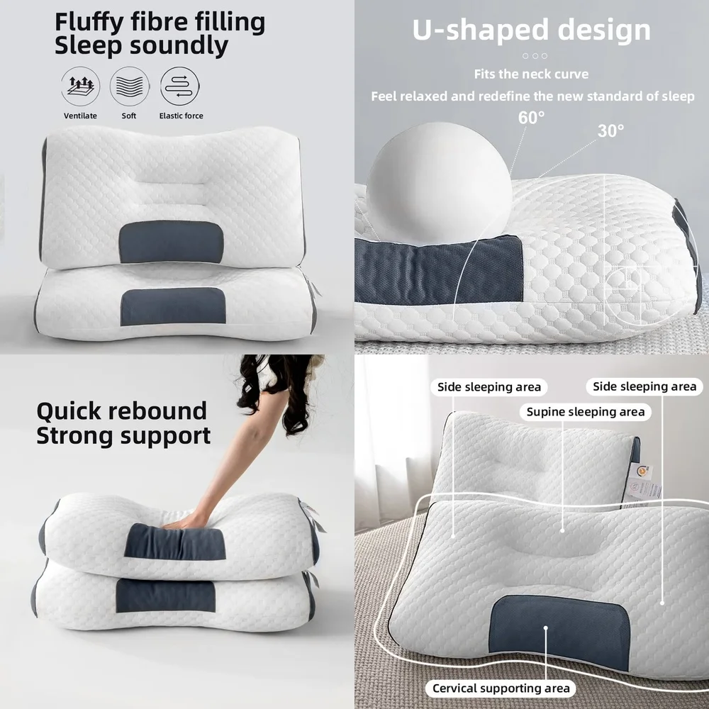 pillow1PCS Soft Adjustable Neck Pillow for Sleeping Ergonomic Contour Support Travel Pillow Memory Foam Cervical Pillow for Back
pillow1PCS Soft Adjustable Neck Pillow for Sleeping Ergonomic Contour Support Travel Pillow Memory Foam Cervical Pillow for Back