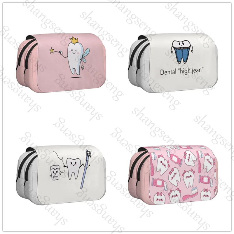 Cartoon cute teeth Double Layer Flip Pencil Bag School Supplies Children's Pencil Box Storage Cosmetic Bag Gift
Cartoon cute teeth Double Layer Flip Pencil Bag School Supplies Children's Pencil Box Storage Cosmetic Bag Gift