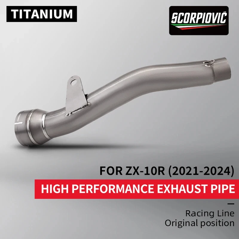 Motorcycle Titanium Middle Connect Pipe Slip On Exhaust For Ninja ZX10R ZX-10R ZX10RR
Motorcycle Titanium Middle Connect Pipe Slip On Exhaust For Ninja ZX10R ZX-10R ZX10RR