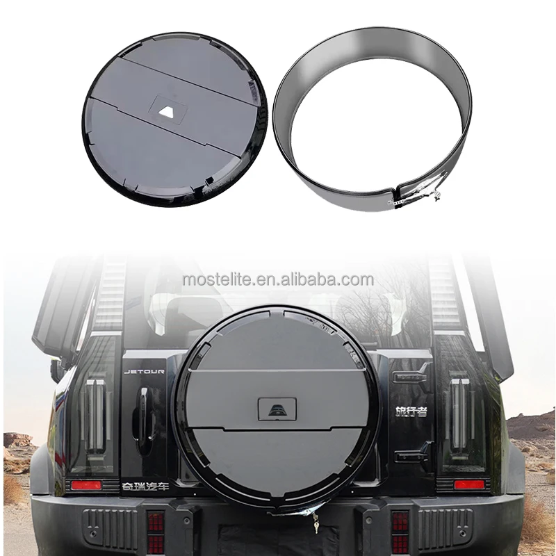 High Quality Exterior Accessories ABS Tire Cover Steel Waterproof Defender Style Wheel Spare Tire Cover for Jetour T2 Traveler
High Quality Exterior Accessories ABS Tire Cover Steel Waterproof Defender Style Wheel Spare Tire Cover for Jetour T2 Traveler