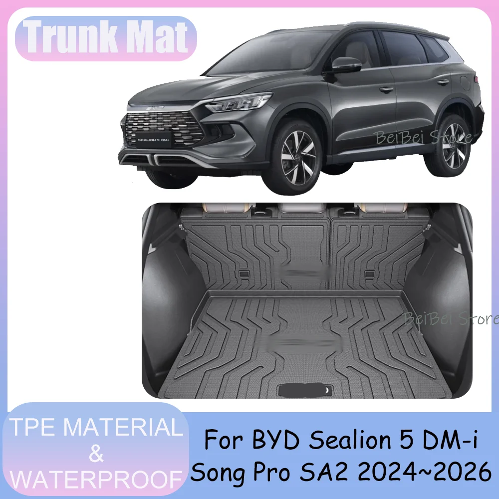 For BYD Sealion 5 DM-i Song Pro SA2 2024~2026 2025 Car TPE Waterproof Trunk Mat Trunk Cover Backrest Pad Interior Accessories
For BYD Sealion 5 DM-i Song Pro SA2 2024~2026 2025 Car TPE Waterproof Trunk Mat Trunk Cover Backrest Pad Interior Accessories