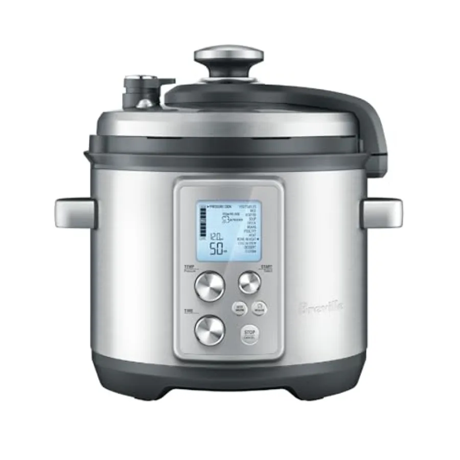 Fast Slow Pro Pressure Cooker BPR700BSS Brushed Stainless Steel for Home Kitchen Cooking MultiFunctional Electric Pressure Cook
Fast Slow Pro Pressure Cooker BPR700BSS Brushed Stainless Steel for Home Kitchen Cooking MultiFunctional Electric Pressure Cook