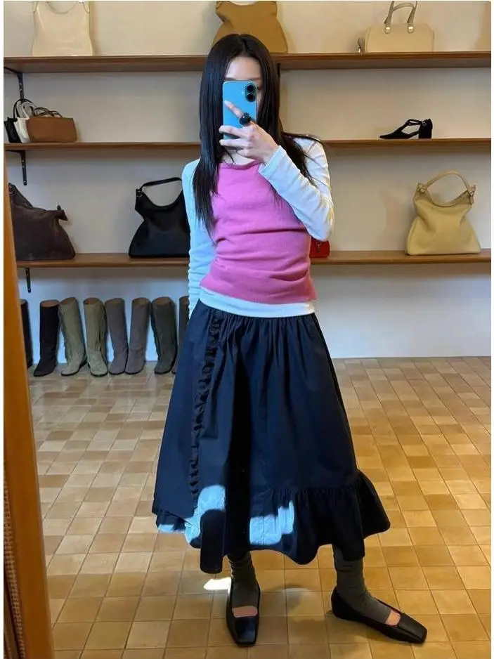 Smooth Mood Irregular Lace Pleated f-length Skirt Retro Design Sensation Mismatched Petal mid Waisted A-pe Summer M...
Smooth Mood Irregular Lace Pleated f-length Skirt Retro Design Sensation Mismatched Petal mid Waisted A-pe Summer M...