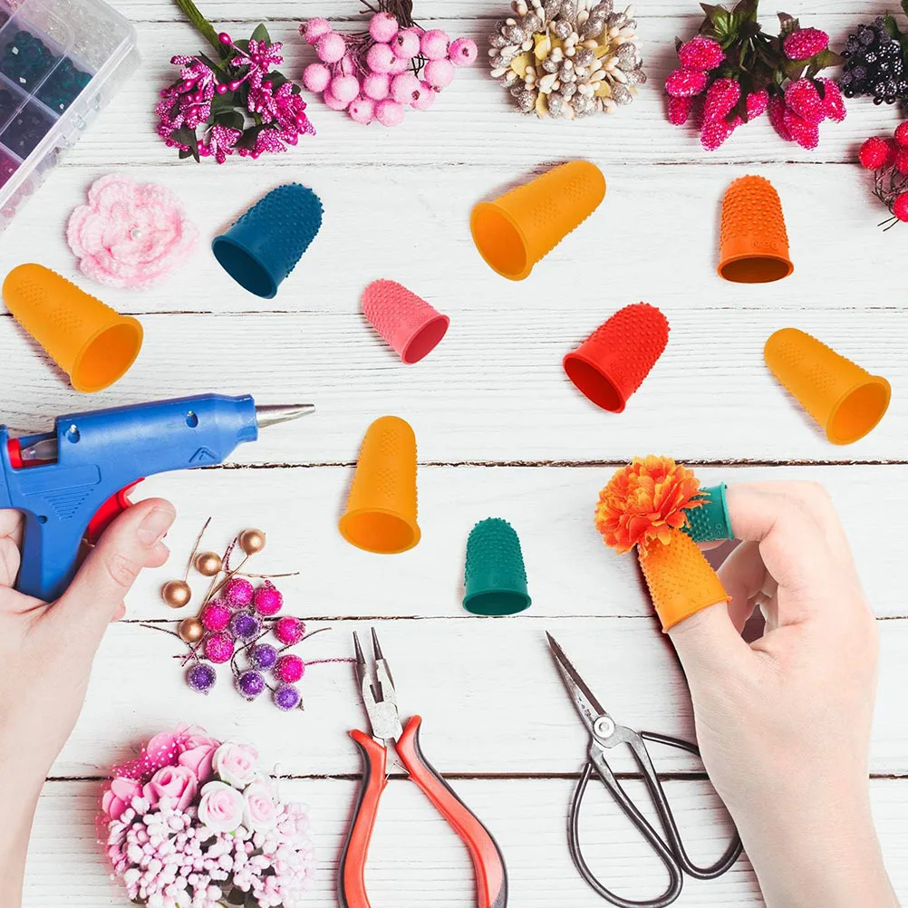 20Pcs Heavy-Duty Finger Cots Silicone Protective Covers for Sharp Tools Cut-Resistant Reusable Household Work Aid
20Pcs Heavy-Duty Finger Cots Silicone Protective Covers for Sharp Tools Cut-Resistant Reusable Household Work Aid